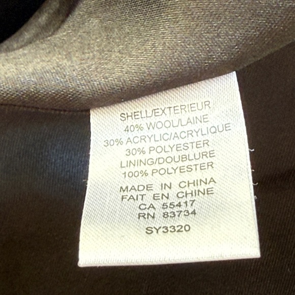 Linea Domani wool blend wrap coat jacket - Picture 12 of 16